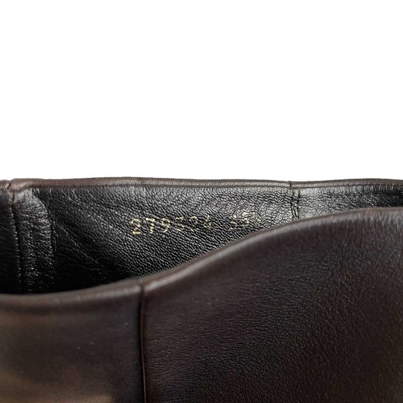Gucci  Leather Platform Knee High Boots IT 35.5 US 5.5 Brown - Picture 6 of 9